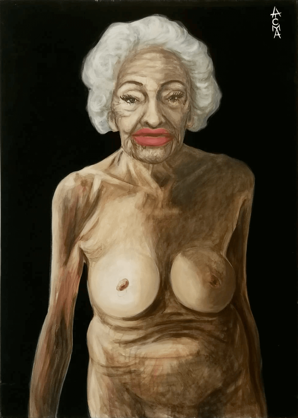 „Immortal Beauty”, oil on canvas, 150x100cm