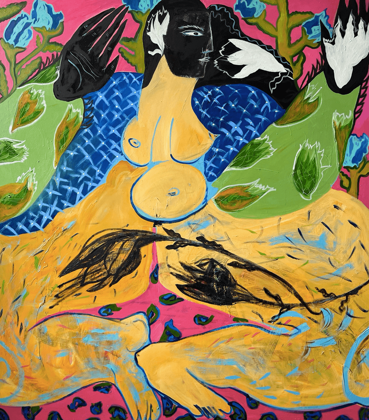 "This dance only in your mind", 135x150cm, oil on canvas