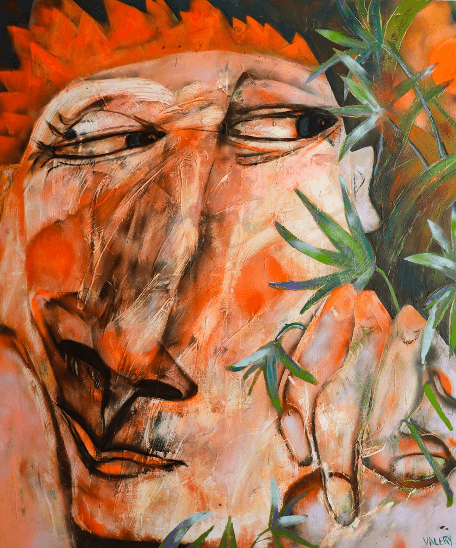 "Lost in", 160x140cm, oil on canvas