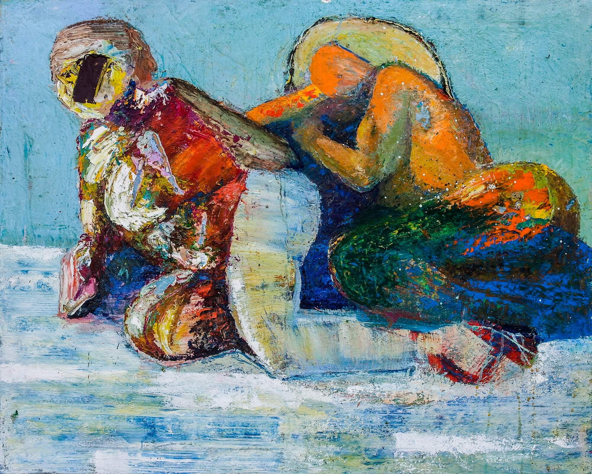 "Breez", oil on canvas, 78x98cm