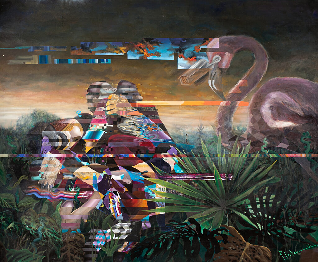 oil on canvas, 170x2000cm